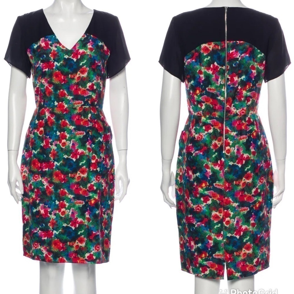 Band of Outsiders silk Sheath Dress Size L